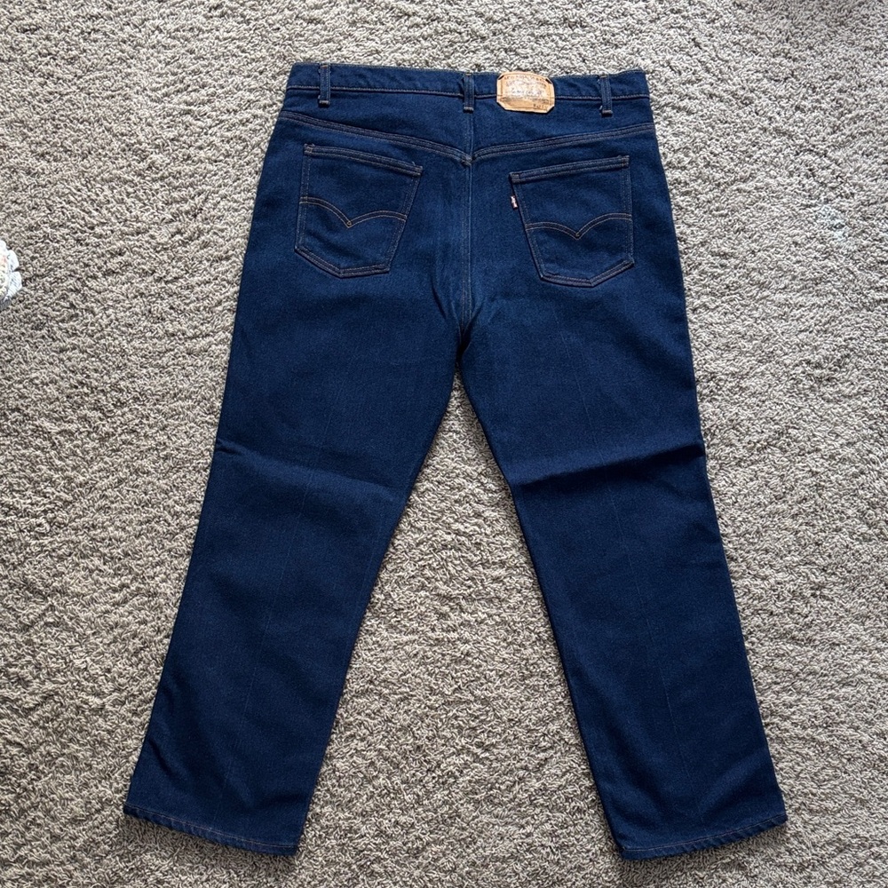 Levi's Vintage Made in the USA Men's Deep Indigo Straight Jeans